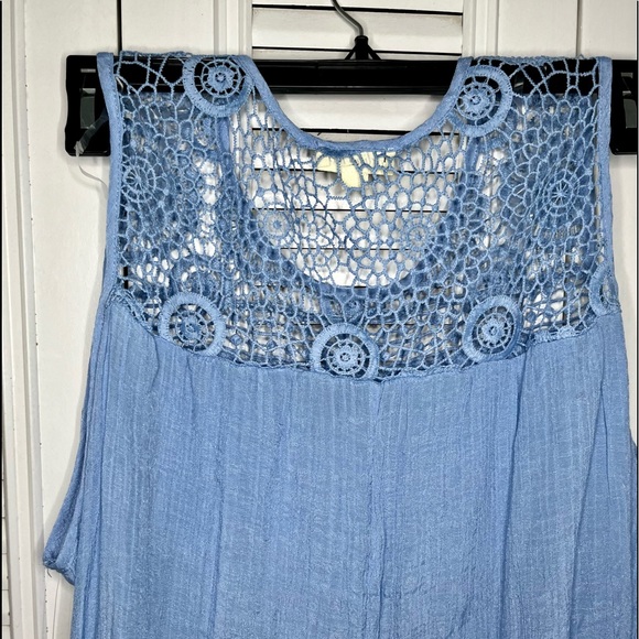Pretty Blue sleeveless top size 2x - Picture 10 of 10